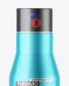Matte Metallic Thermo Bottle Mockup