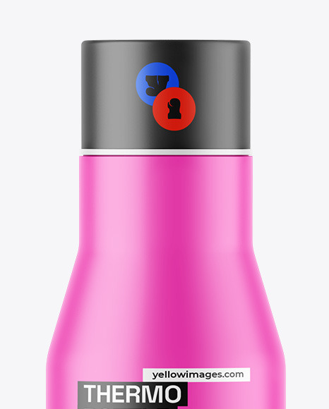 Matte Thermo Bottle Mockup