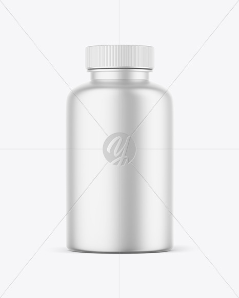 Metallic Protein Jar Mockup