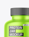 Metallic Protein Jar Mockup