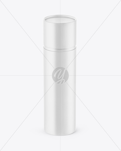 Matte Paper Tube Mockup