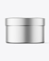 Metallic Jar Mockup Metallic Jar Mockup