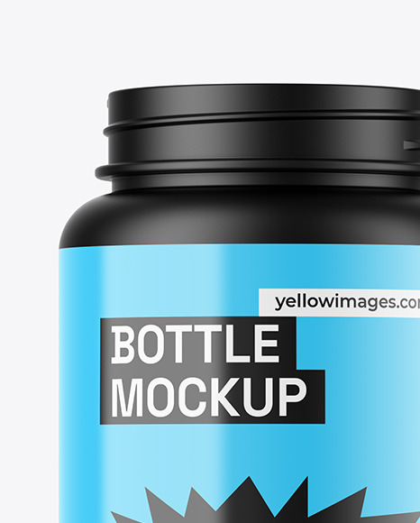 Matte Bottle Mockup