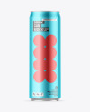 Matte Metallic Drink Can Mockup