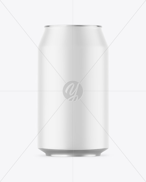 Matte Drink Can Mockup