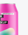 Matte Drink Can Mockup