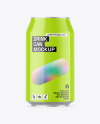 Glossy Drink Can Mockup