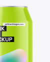 Glossy Drink Can Mockup