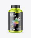 Metallic Protein Jar Mockup Metallic Protein Jar Mockup