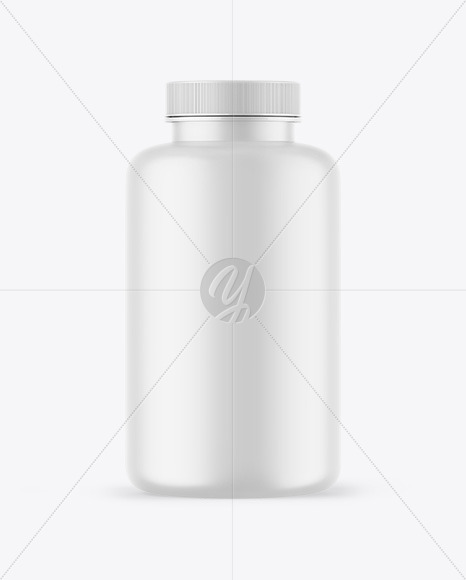 Matte Protein Jar Mockup Matte Protein Jar Mockup