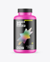 Matte Protein Jar Mockup Matte Protein Jar Mockup