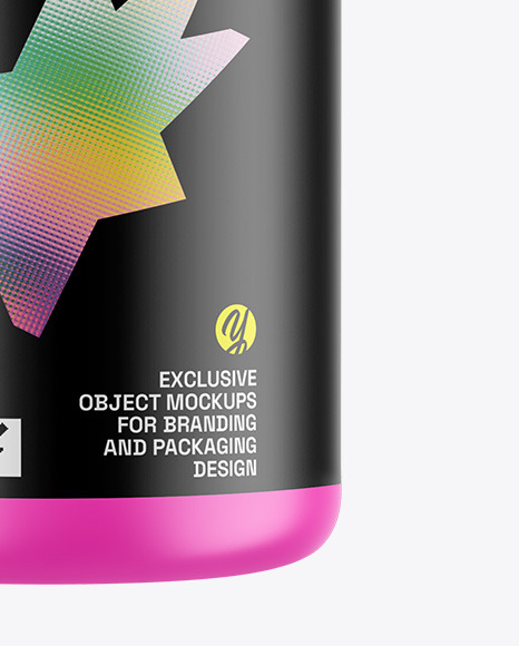 Matte Protein Jar Mockup Matte Protein Jar Mockup