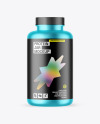 Matte Metallic Protein Jar Mockup Matte Metallic Protein Jar Mockup