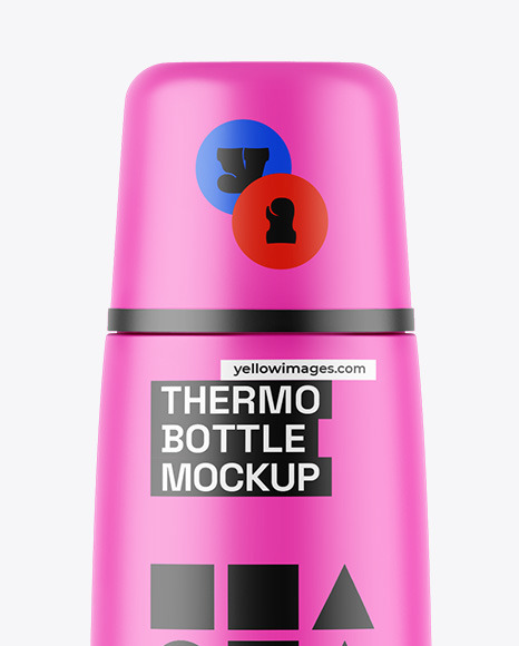 Matte Thermo Bottle Mockup