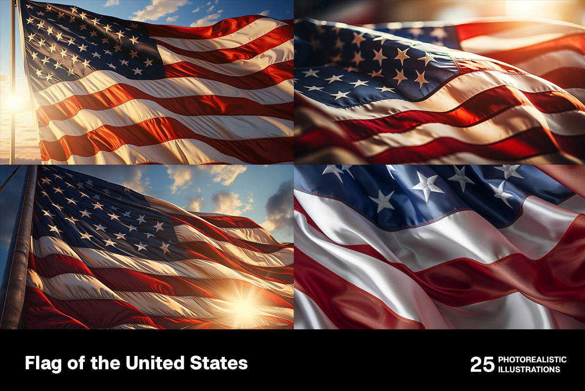 Flag of the United States.