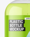 Clear Plastic Bottle with Pump Mockup