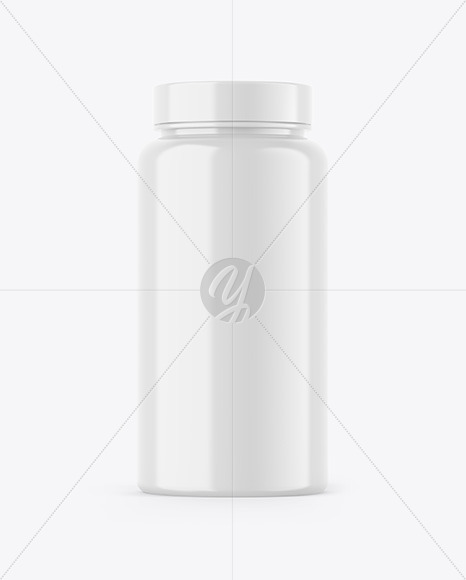 Glossy Bottle Mockup