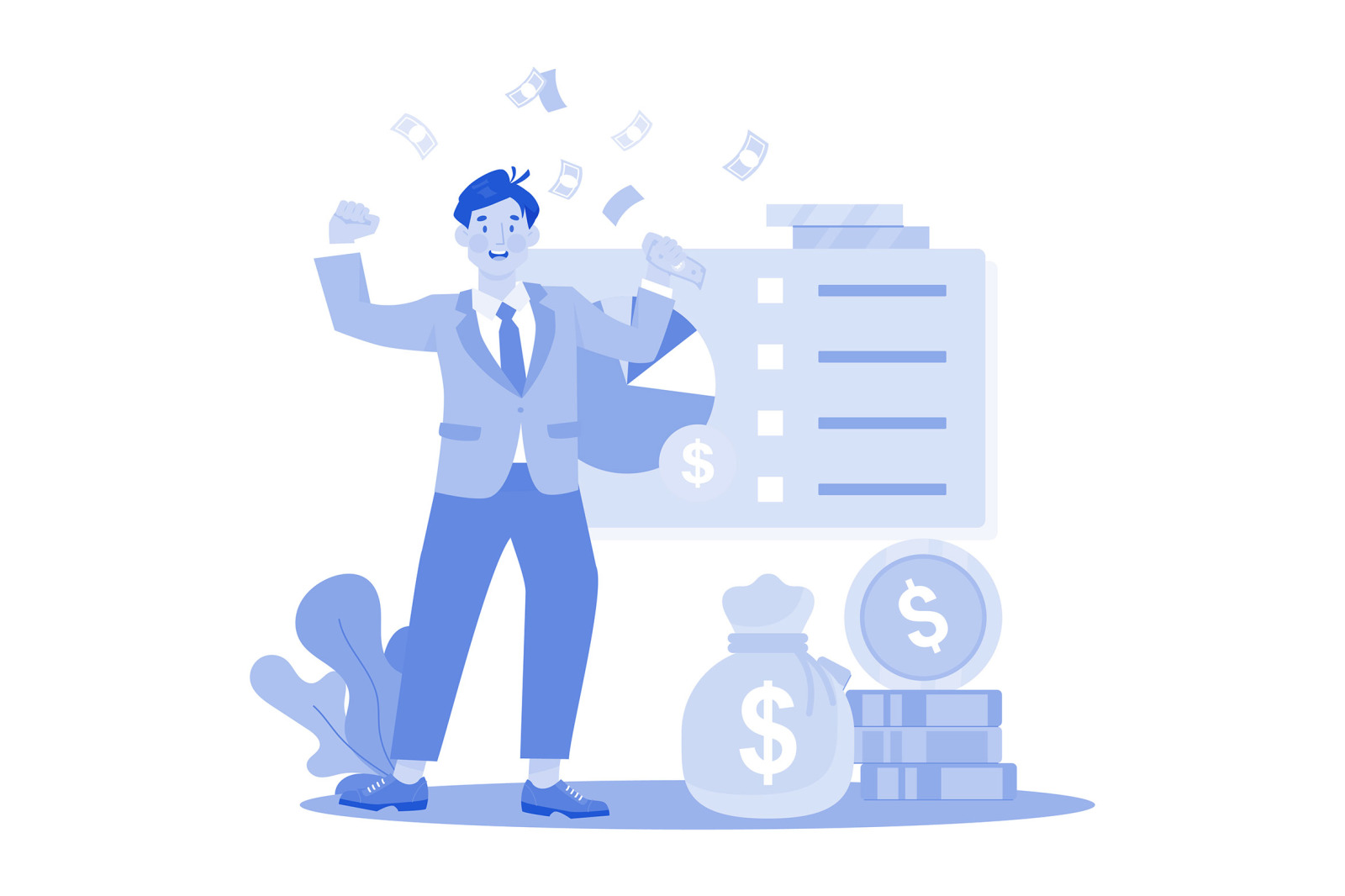 M696_Business Finance Illustration Pack 1