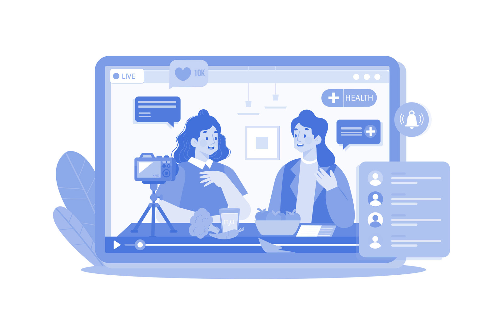 M698_Video Streaming Illustration Pack 1 M698_Video Streaming Illustration Pack 1