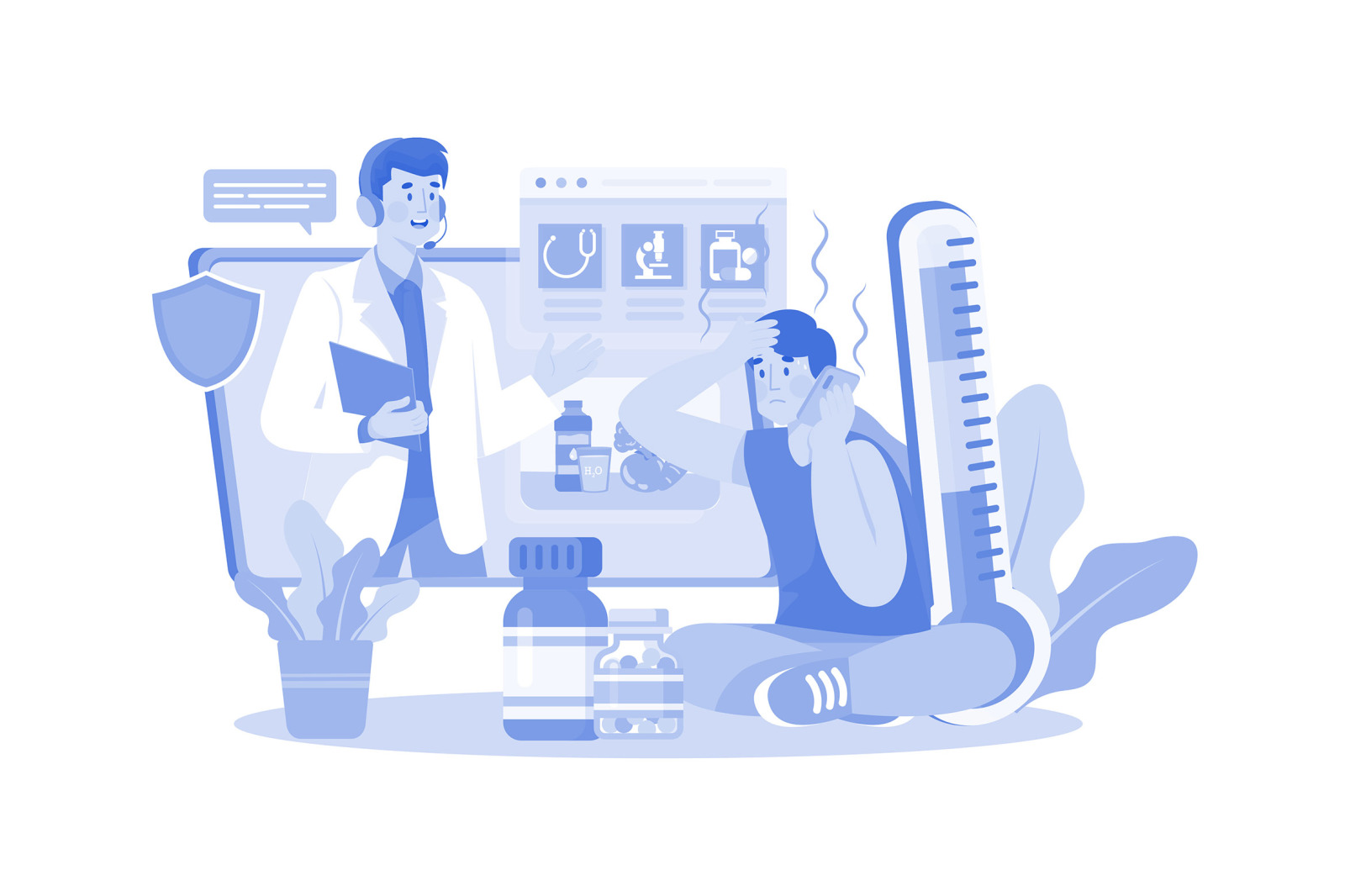 M699_Medical And Healthcare Illustration Pack 2 M699_Medical And Healthcare Illustration Pack 2