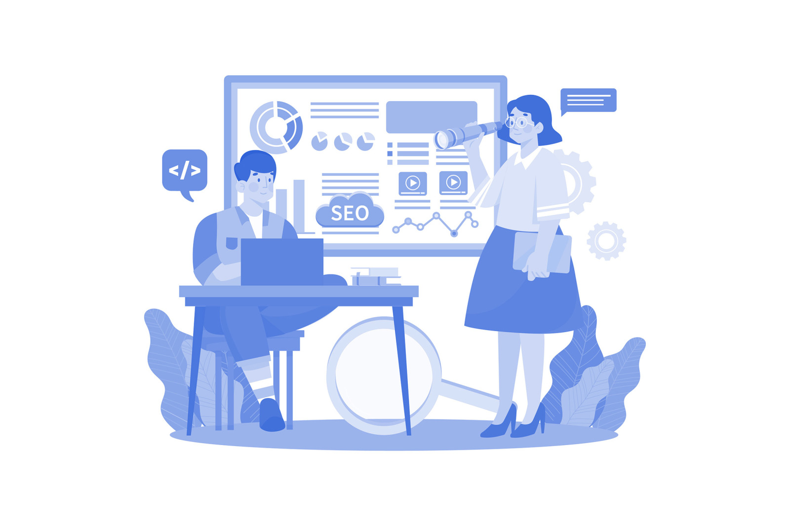 M688_SEO & Marketing Illustration Pack M688_SEO & Marketing Illustration Pack