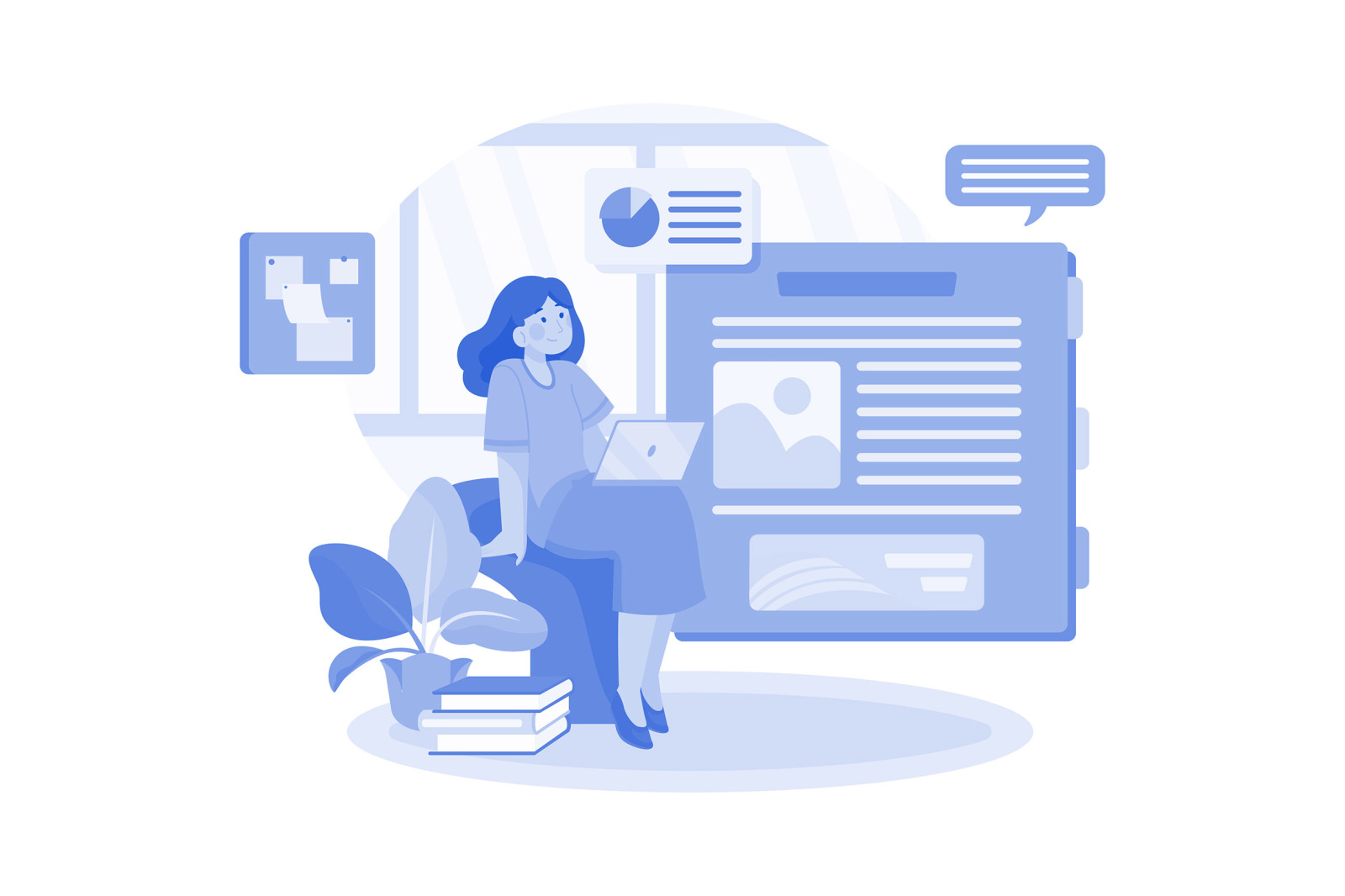 M692_SEO & Marketing Illustration Pack M692_SEO & Marketing Illustration Pack