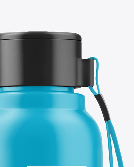 Glossy Water Bottle Mockup