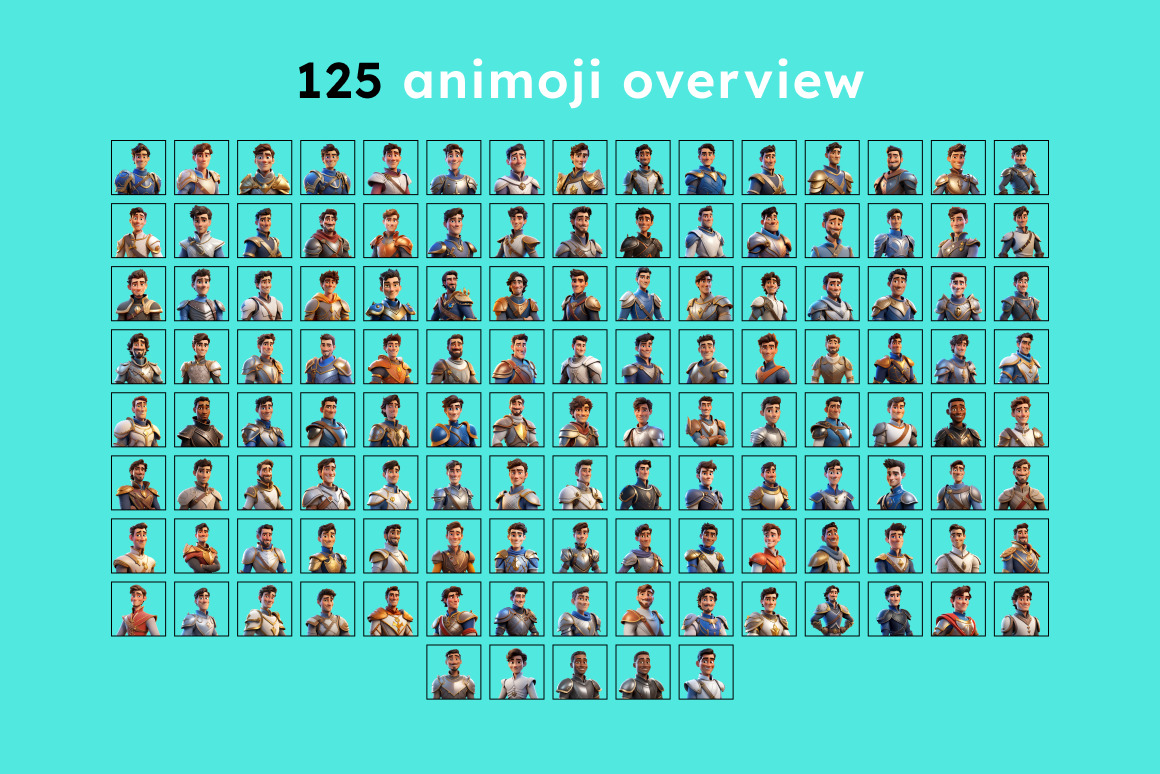 125 Animoji - Knight Man