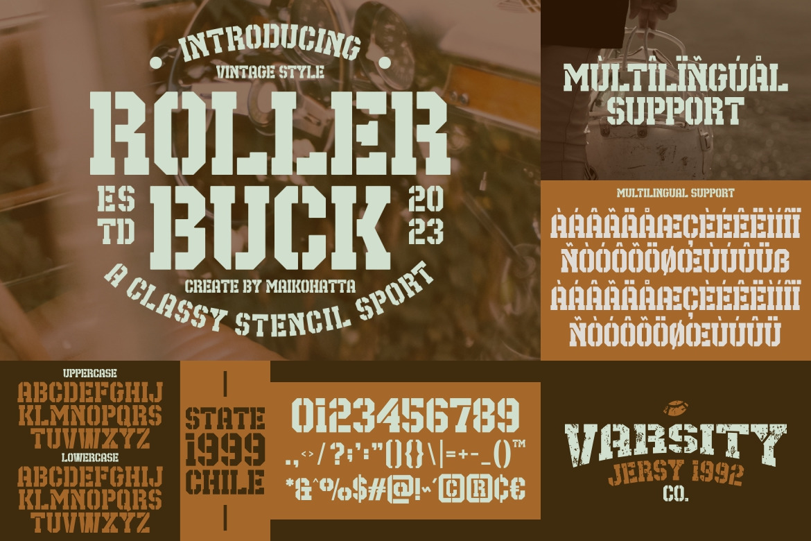 Sport Font Bundle