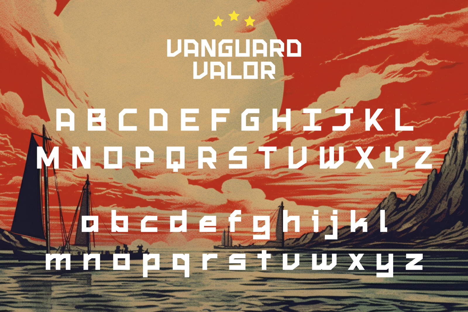 Vanguard Valor - Soviet Typeface Vanguard Valor - Soviet Typeface