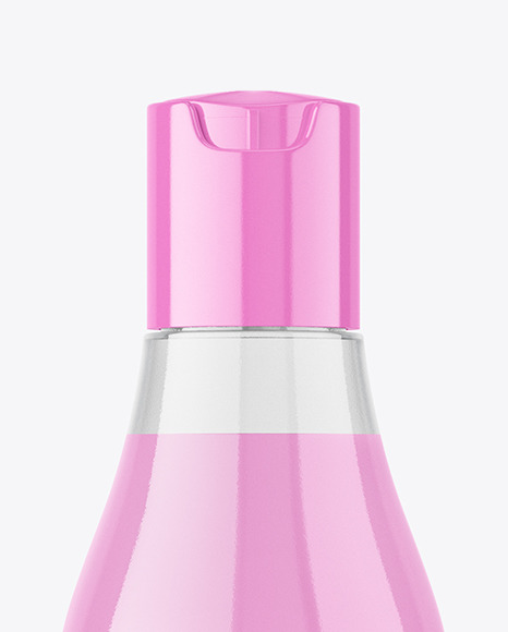 Clear Plastic Bottle Mockup