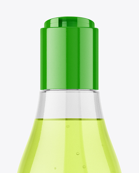 Clear Plastic Bottle Mockup