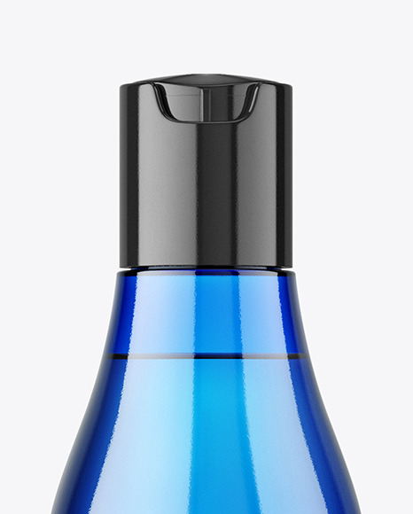 Blue Plastic Bottle Mockup Blue Plastic Bottle Mockup