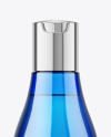 Blue Plastic Bottle Mockup