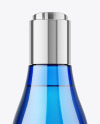 Blue Plastic Bottle Mockup