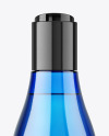 Blue Plastic Bottle Mockup