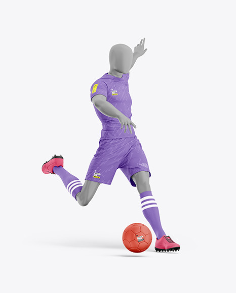 Soccer Kit w/ Mannequin Mockup