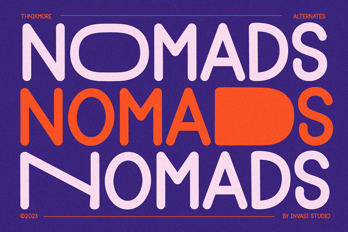 Thinkmore - Playful Wide Font Thinkmore - Playful Wide Font