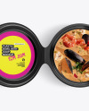 Plastic Bowl With Tom Yum Soup Mockup