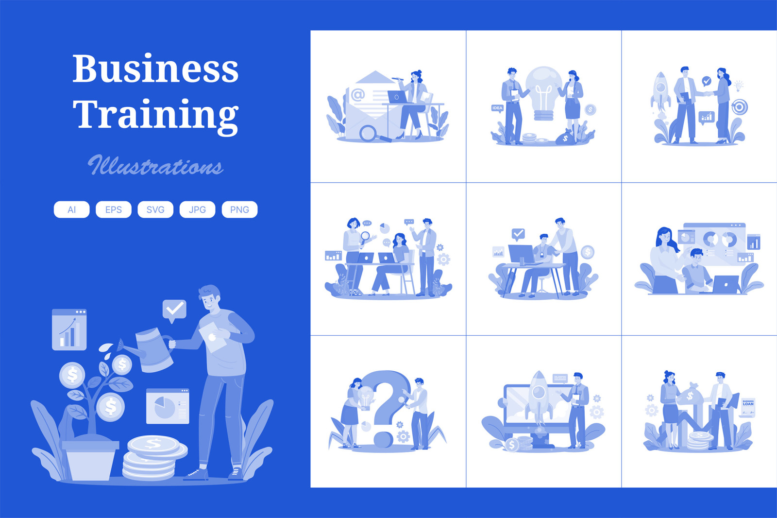 M685_Business Training Illustration Pack 2