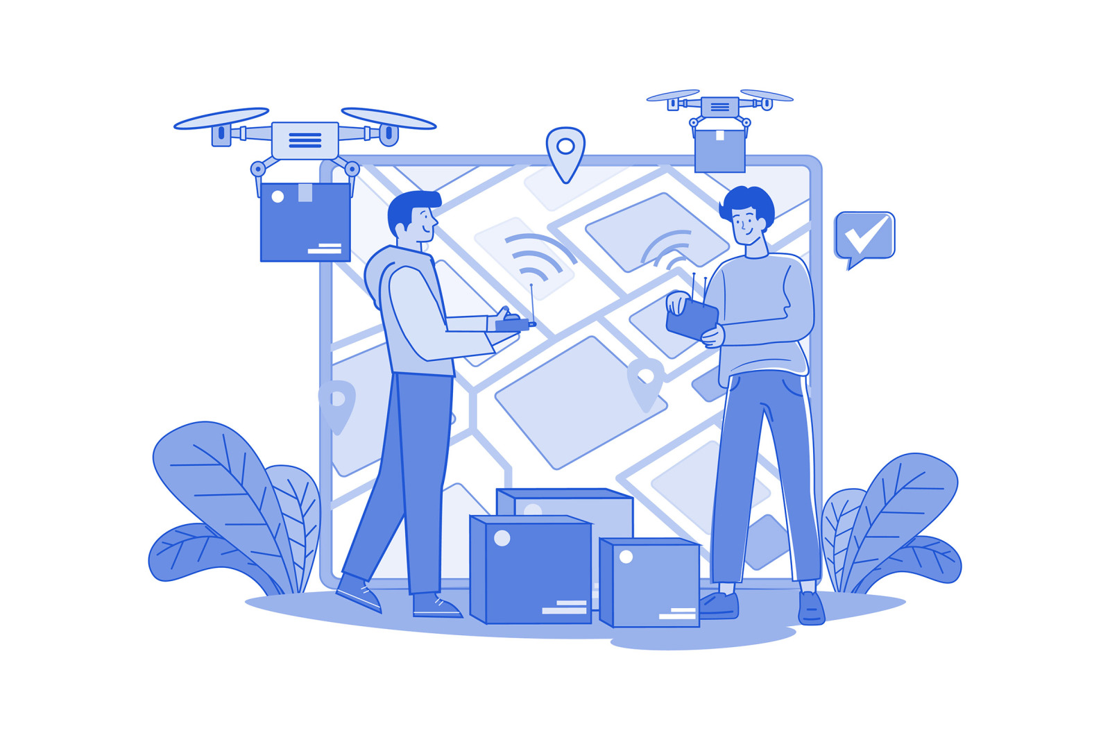 M676_Online Shopping Illustration Pack 2 M676_Online Shopping Illustration Pack 2
