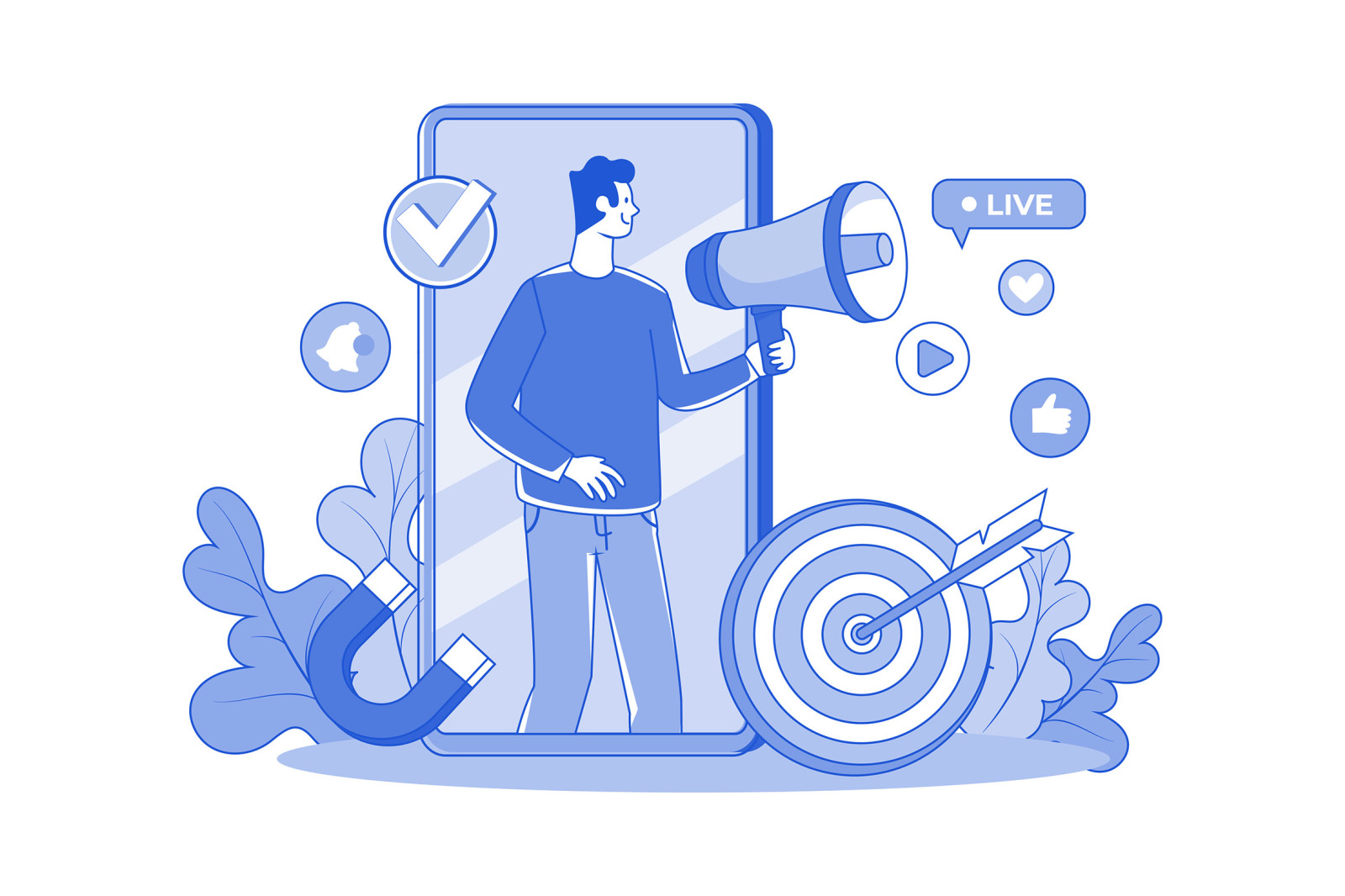 M675_Digital Marketing Illustration Pack 1 M675_Digital Marketing Illustration Pack 1