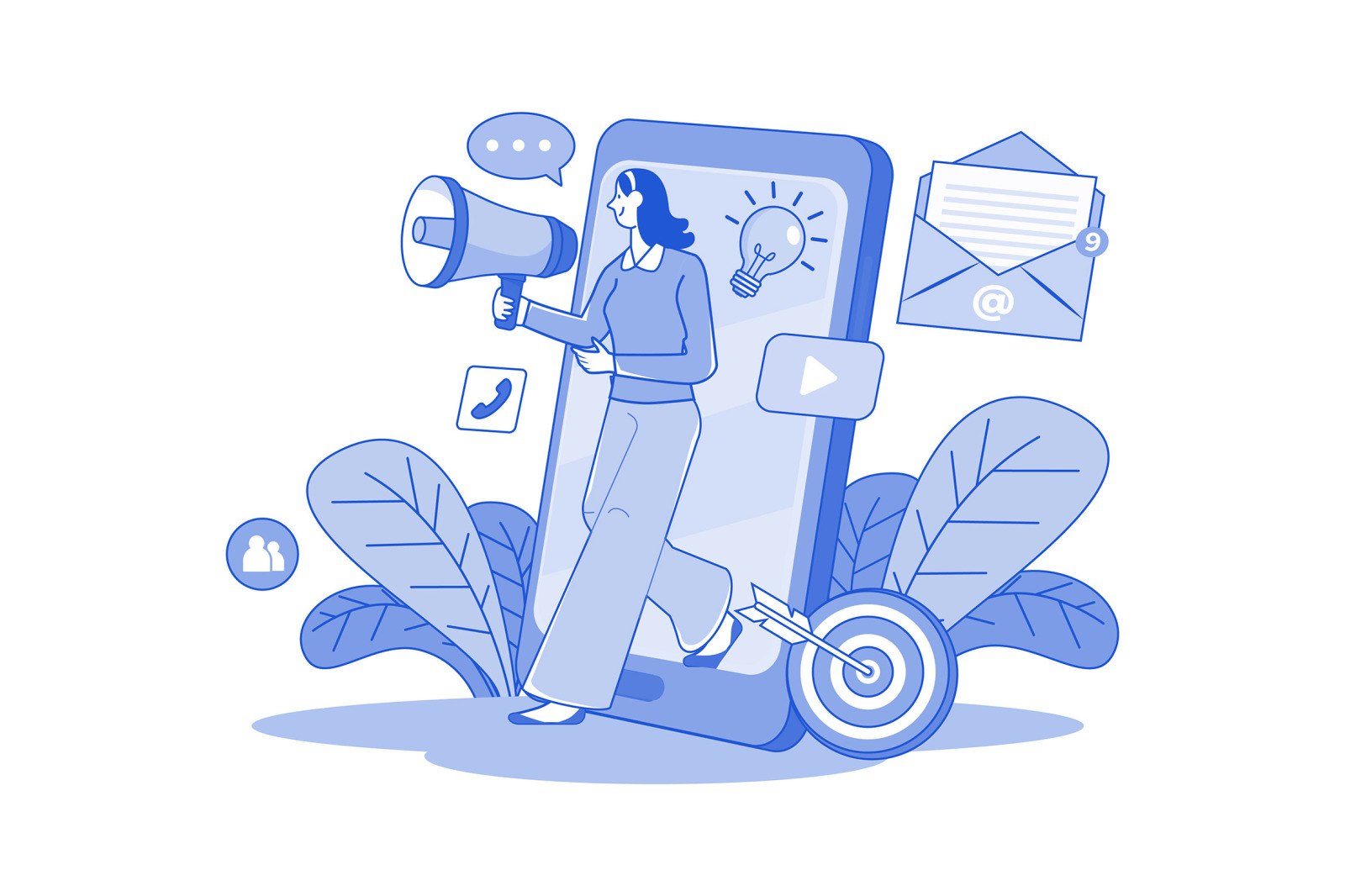 M675_Digital Marketing Illustration Pack 2 M675_Digital Marketing Illustration Pack 2