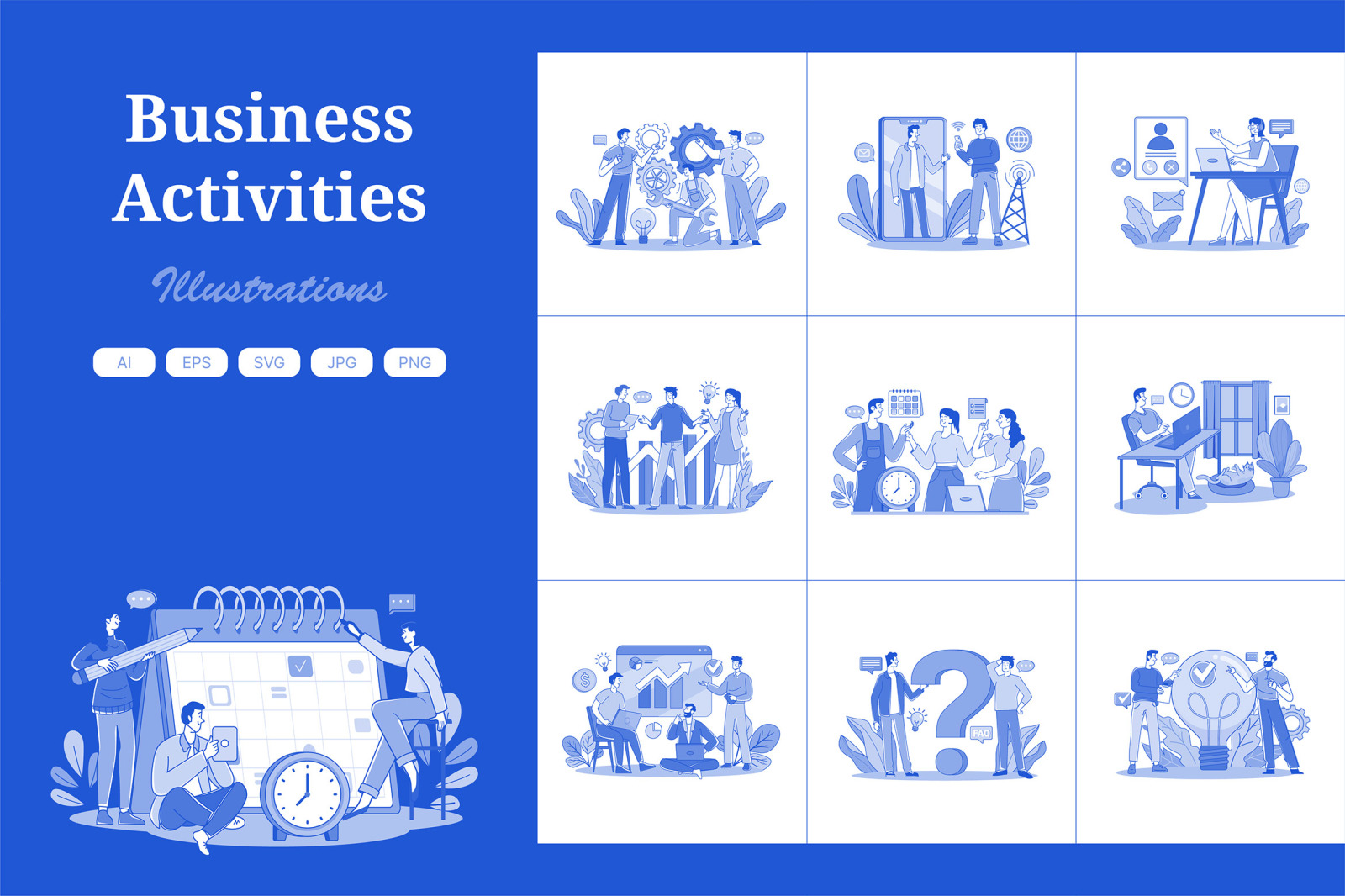 M674_Business Activities Illustration Pack 2