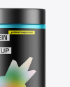 Matte Metallic Protein Jar Mockup