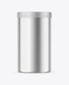 Metallic Protein Jar Mockup Metallic Protein Jar Mockup