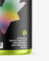 Metallic Protein Jar Mockup Metallic Protein Jar Mockup