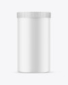 Matte Protein Jar Mockup Matte Protein Jar Mockup