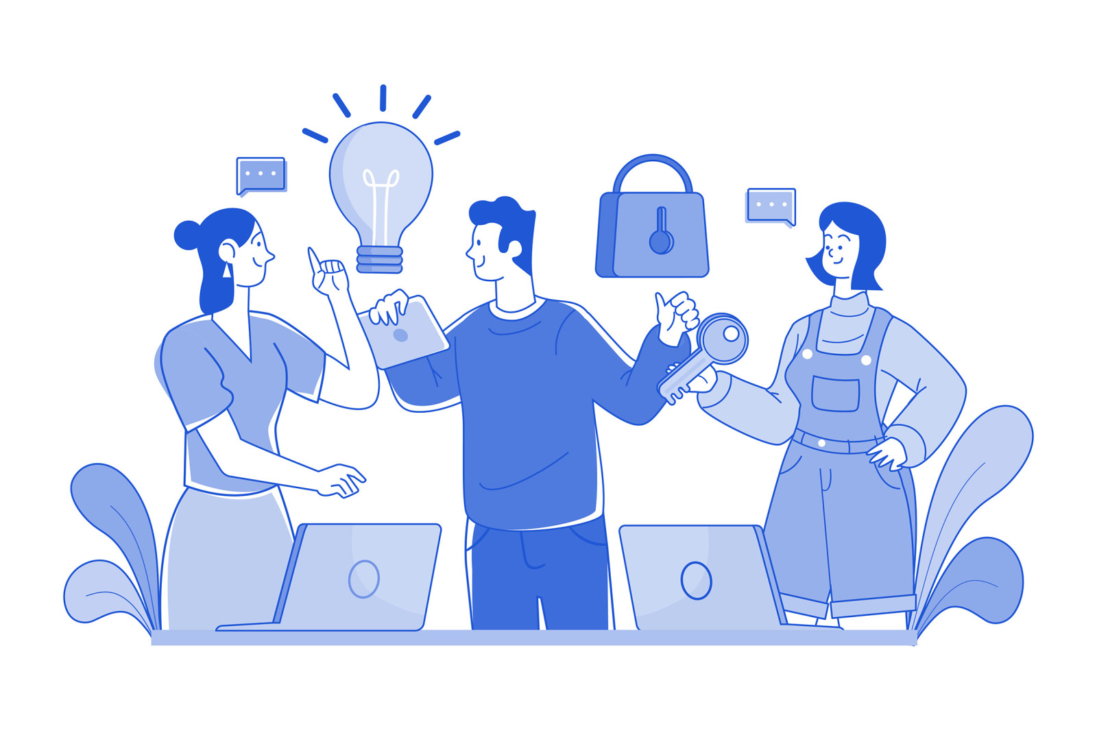 M673_Product Teams Illustration Pack 1 M673_Product Teams Illustration Pack 1