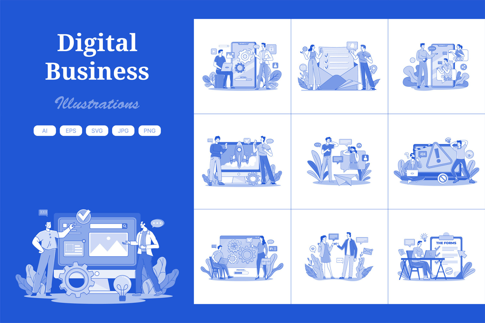 M672_Digital Business Illustration Pack 2